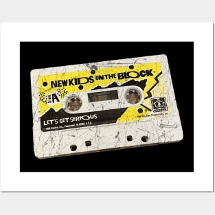 Cassette Tape Retro Vintage NKOTB Posters and Art